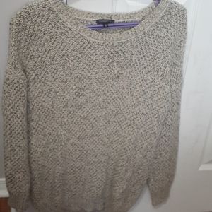 Grey knitted sweater